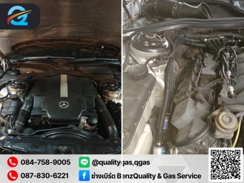 Benz CL500  W215 ติดแก๊ส